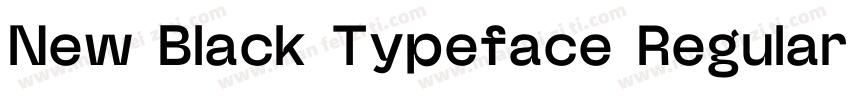 New Black Typeface Regular字体转换